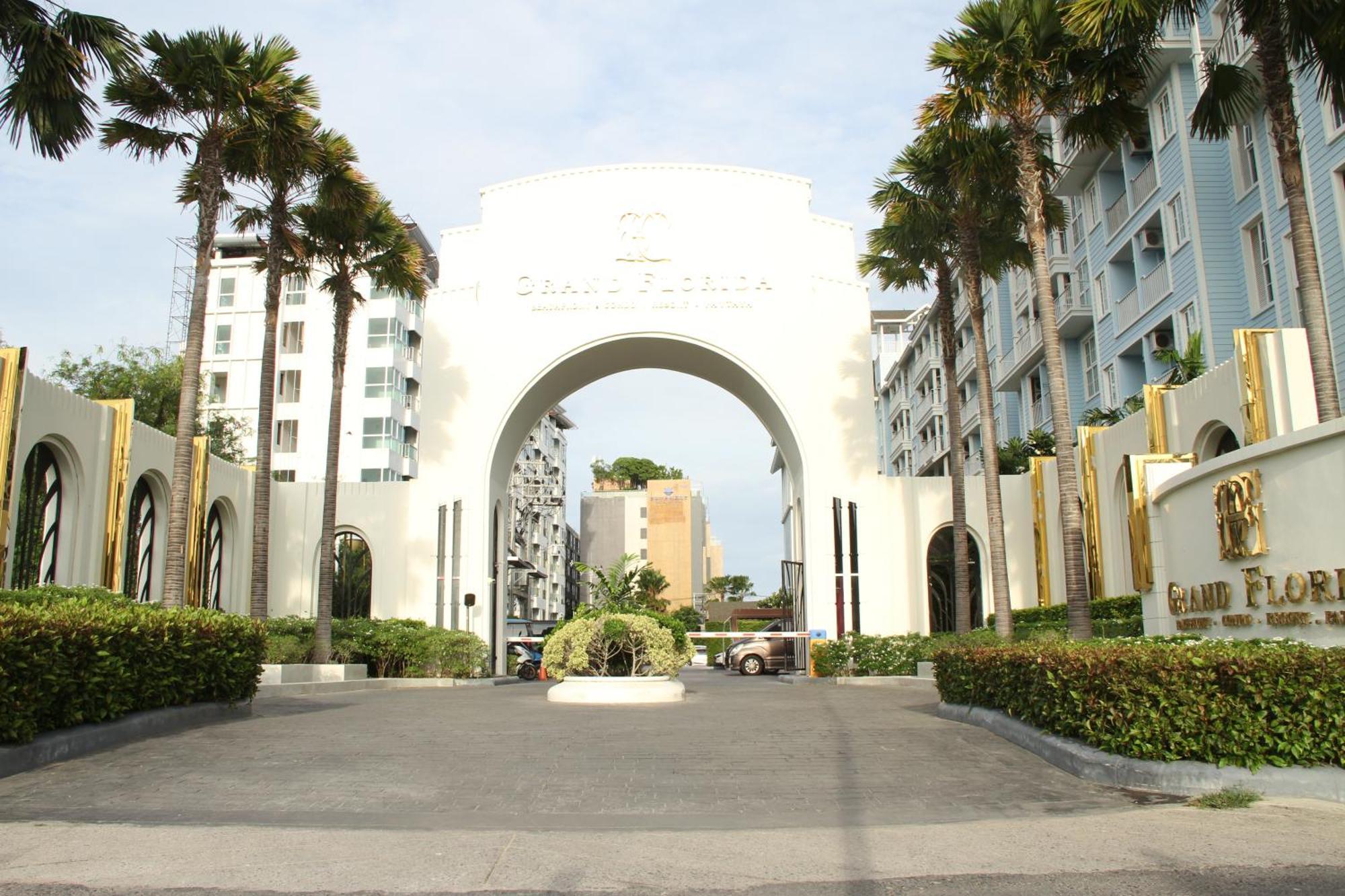 Grand Florida芭提雅带免费游泳池温泉桑拿浴和健身房瑜伽室私家海滩公寓e206 纳仲天 外观 照片